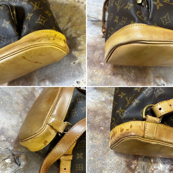 Louis Vuitton Montsouris MM Monogram Canvas Backpack Brown M51137 - Picture 6 of 14